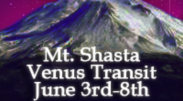 Mount Shasta Venus Transit